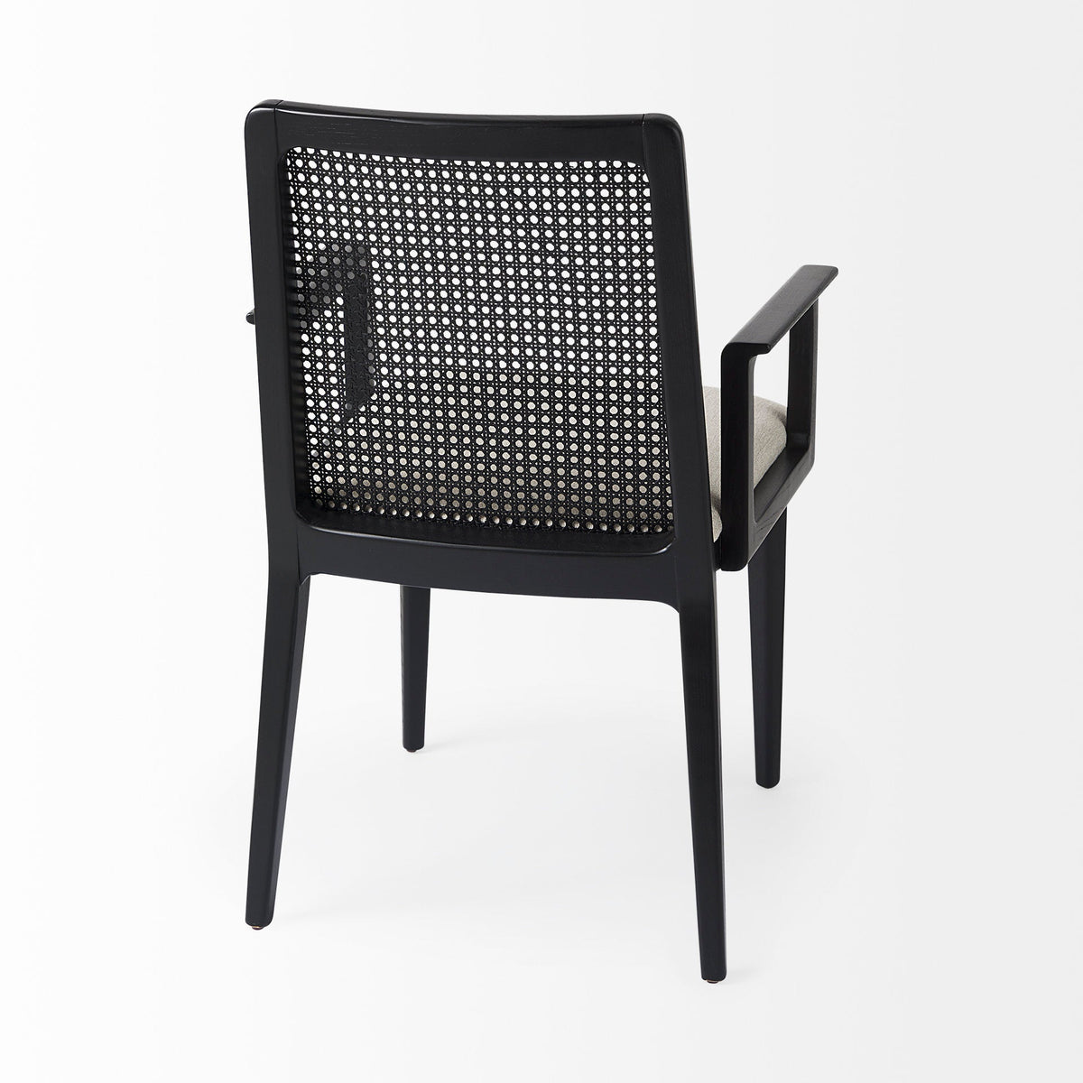 Clara Black Cane Back Dining Chair