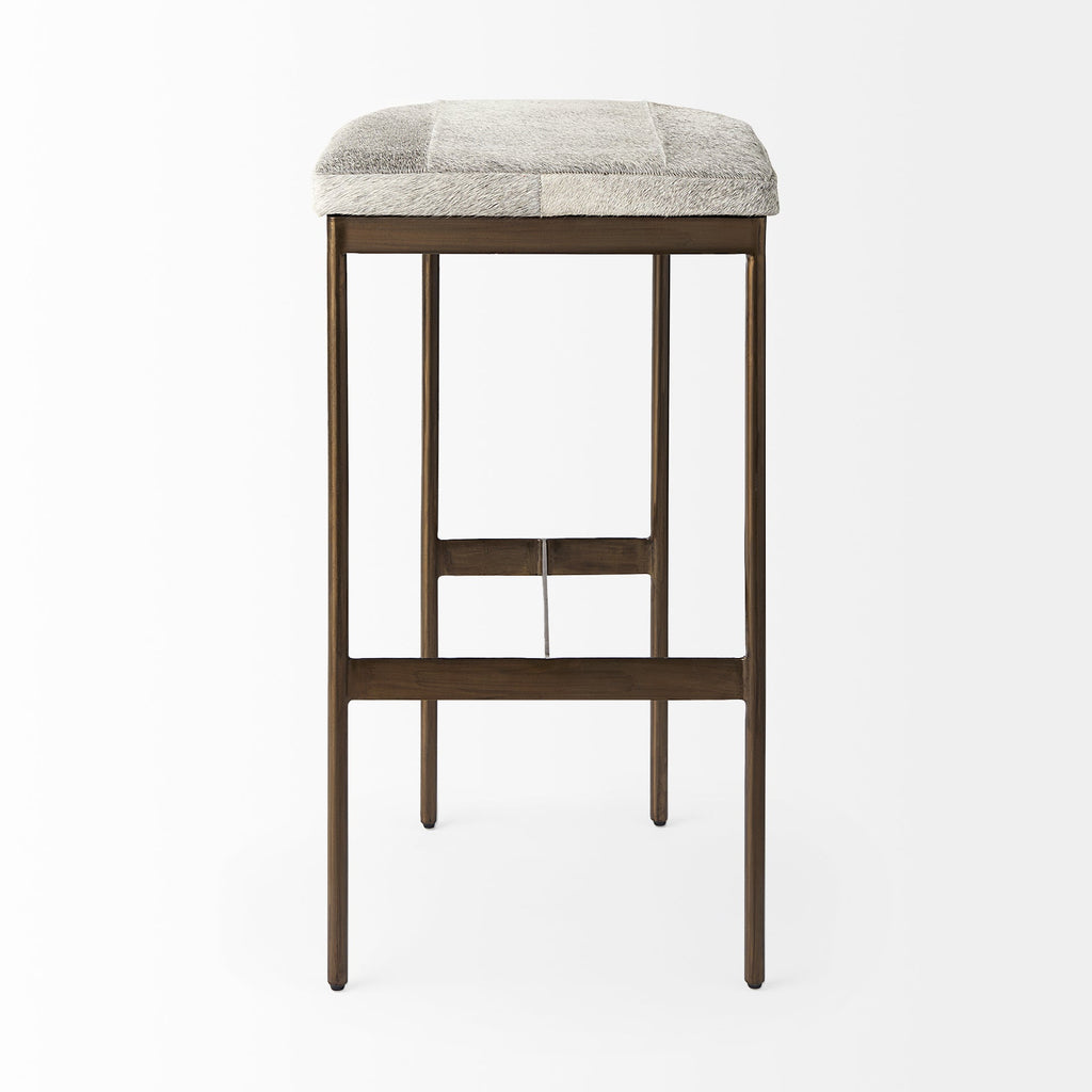 Millie Leather Seat Bar/Counter Stool