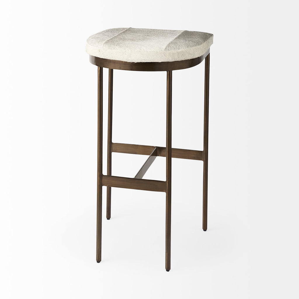 Millie Leather Seat Bar/Counter Stool
