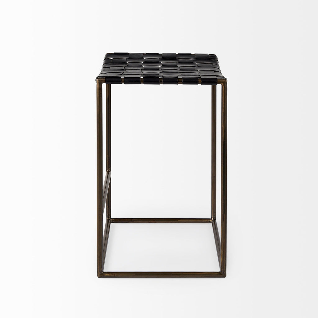 Clarissa Leather Seat Counter Stool