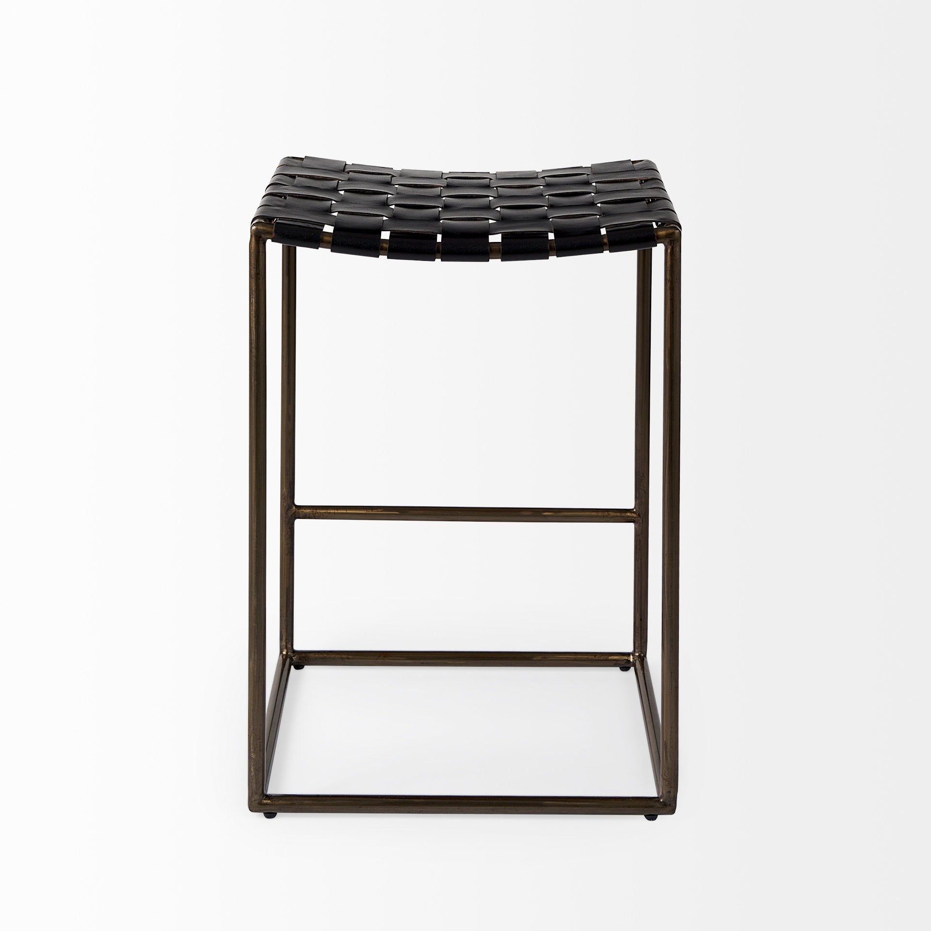 Clarissa Leather Seat Counter Stool
