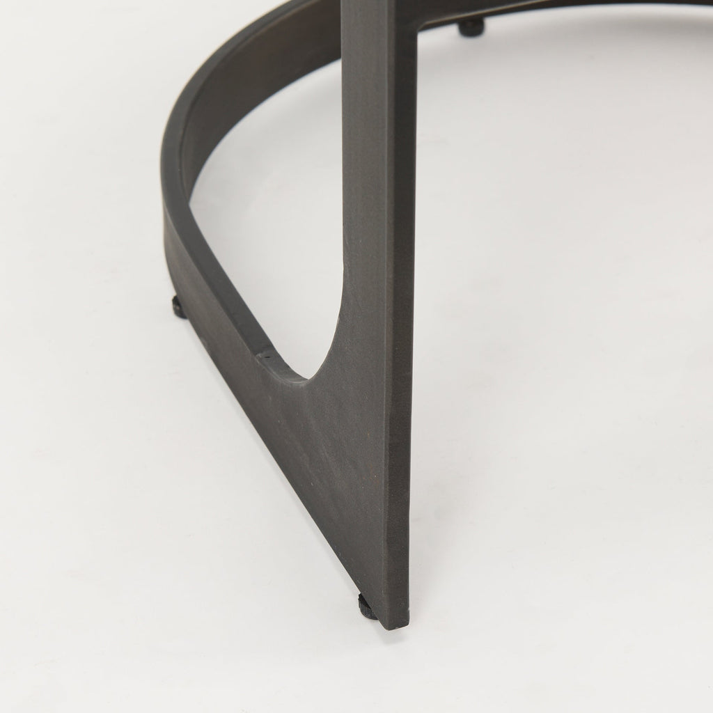 Tyson Leather Seat Stool