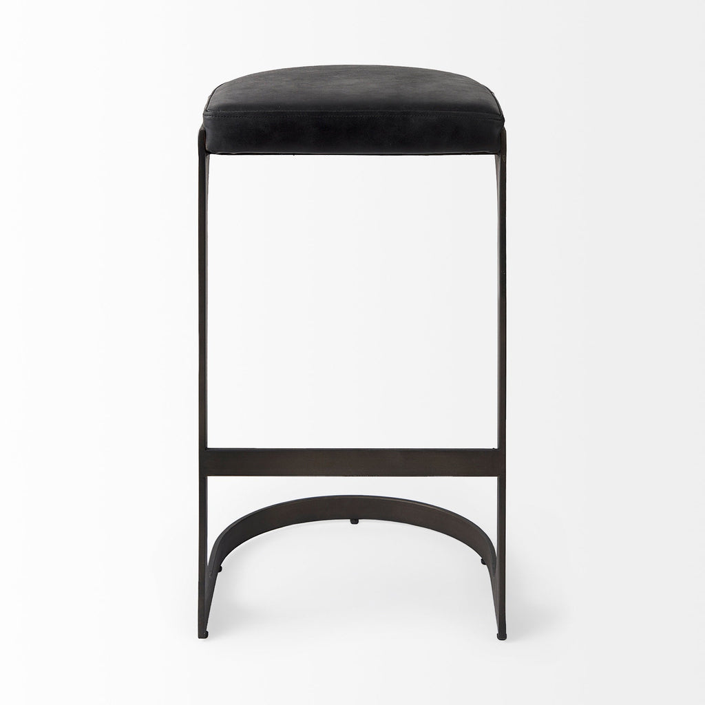 Tyson Leather Seat Stool