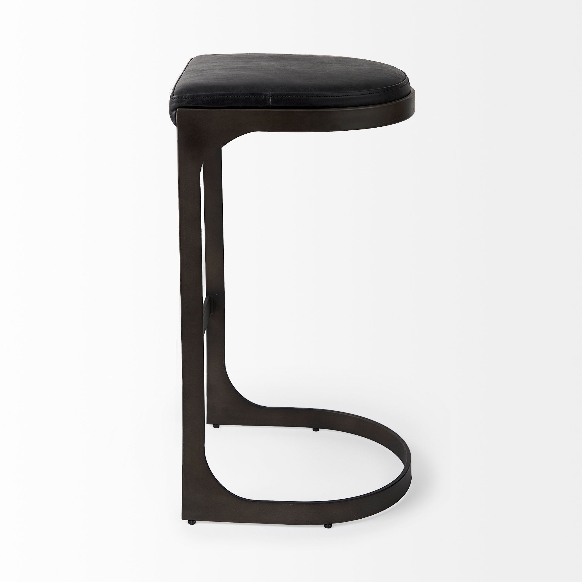 Tyson Leather Seat Stool