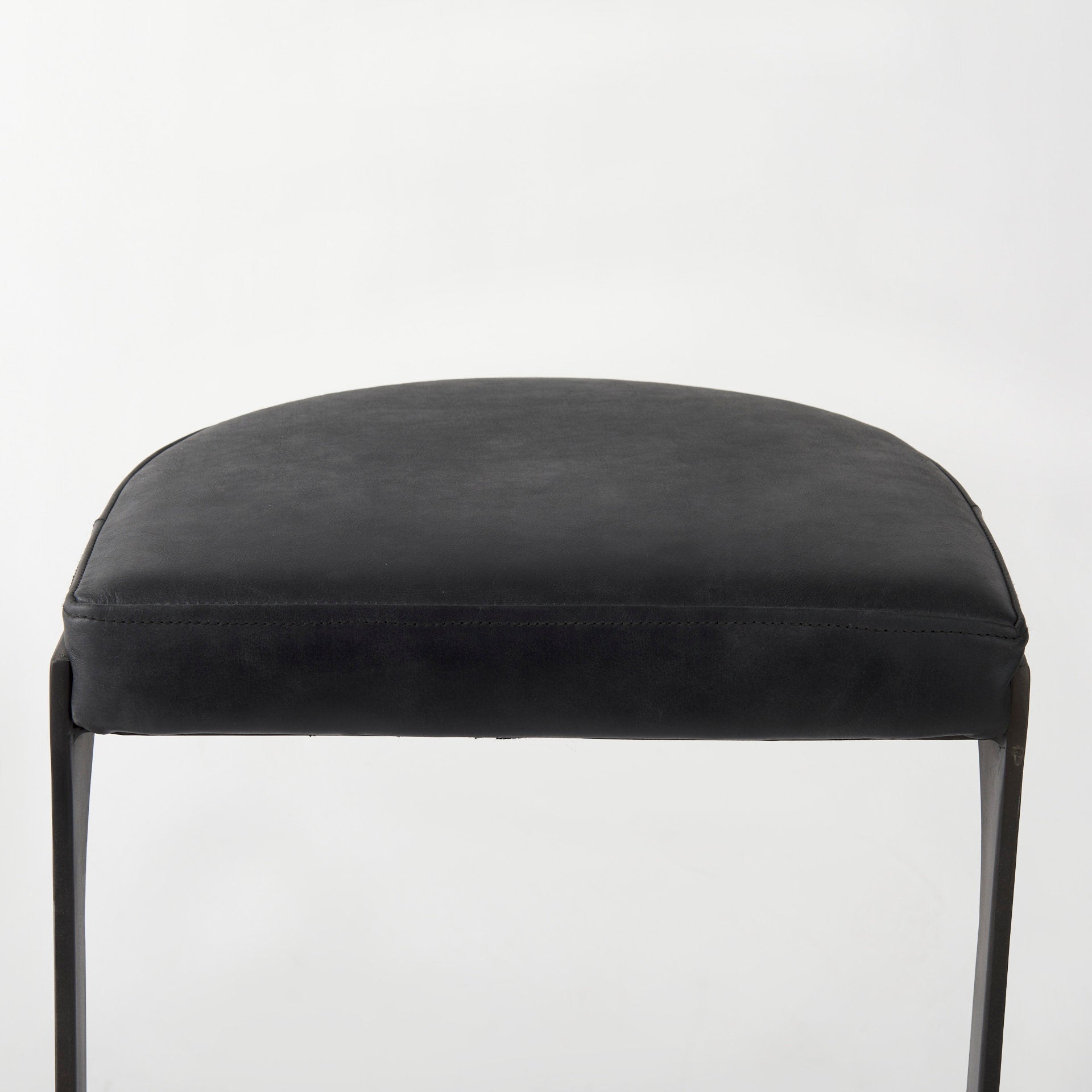 Tyson Leather Seat Stool