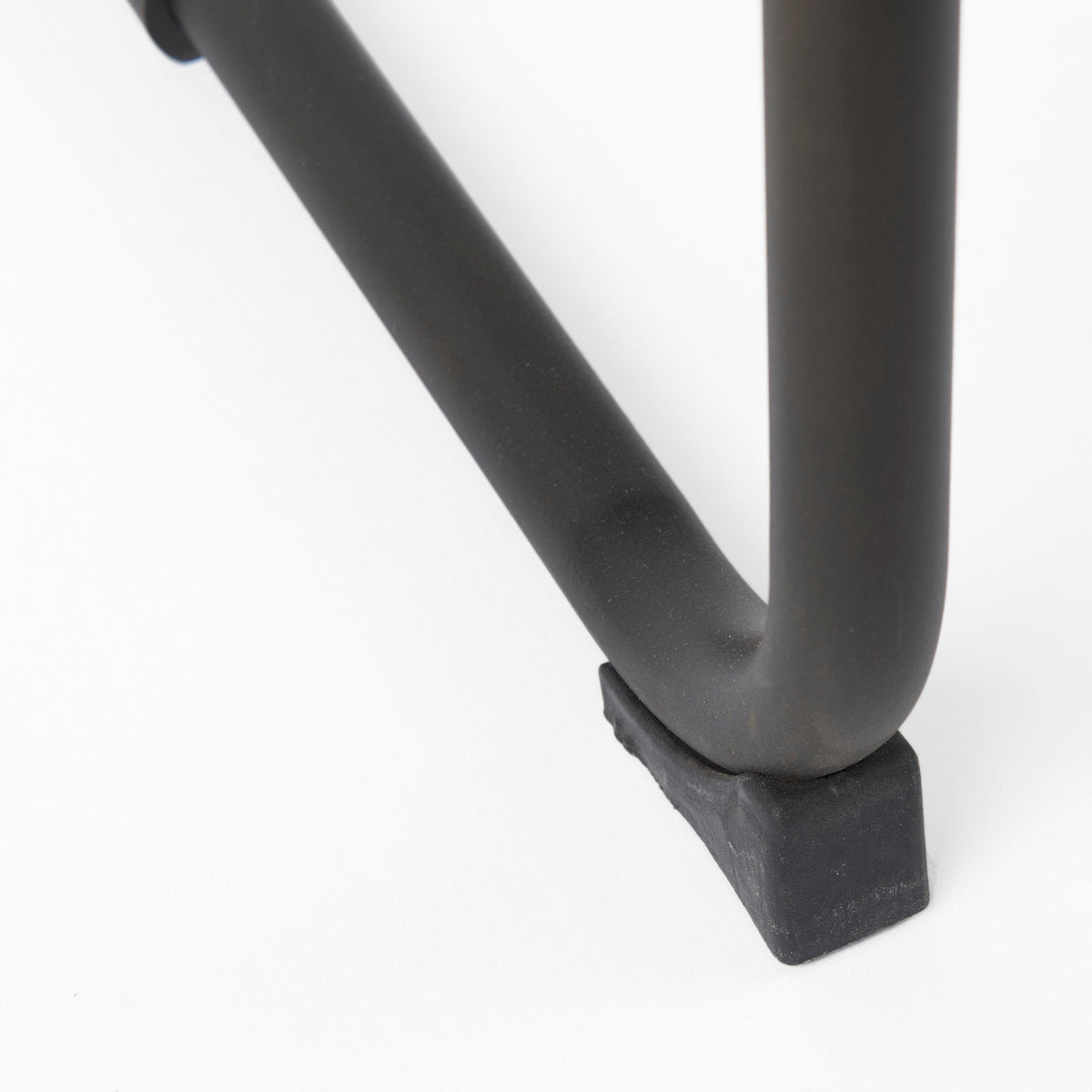 Berbick Leather Seat Counter Stool