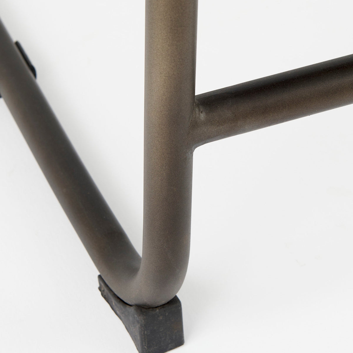 Berbick Leather Seat Counter Stool