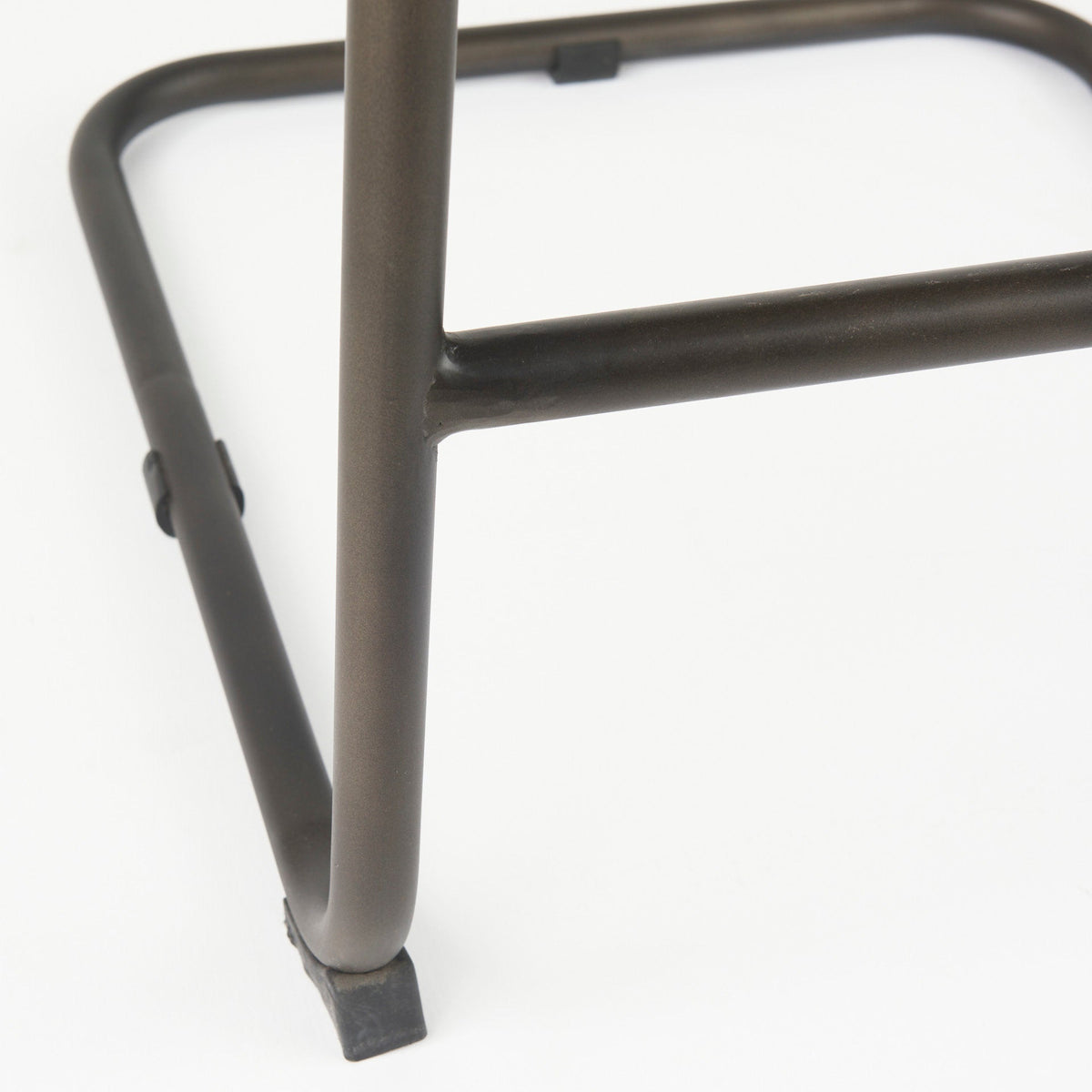 Berbick Leather Seat Bar Stool