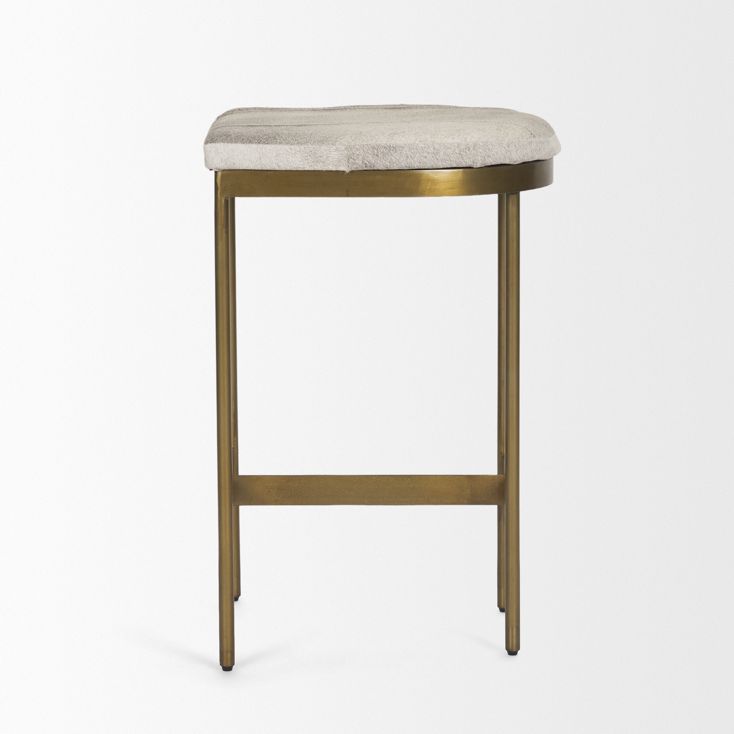 Millie Cow Hide Seat Counter Stool