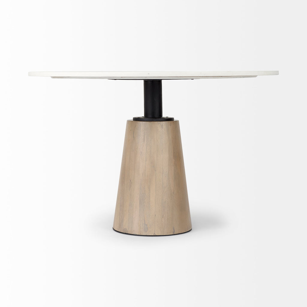 Maxwell 48" Round Marble Dining Table