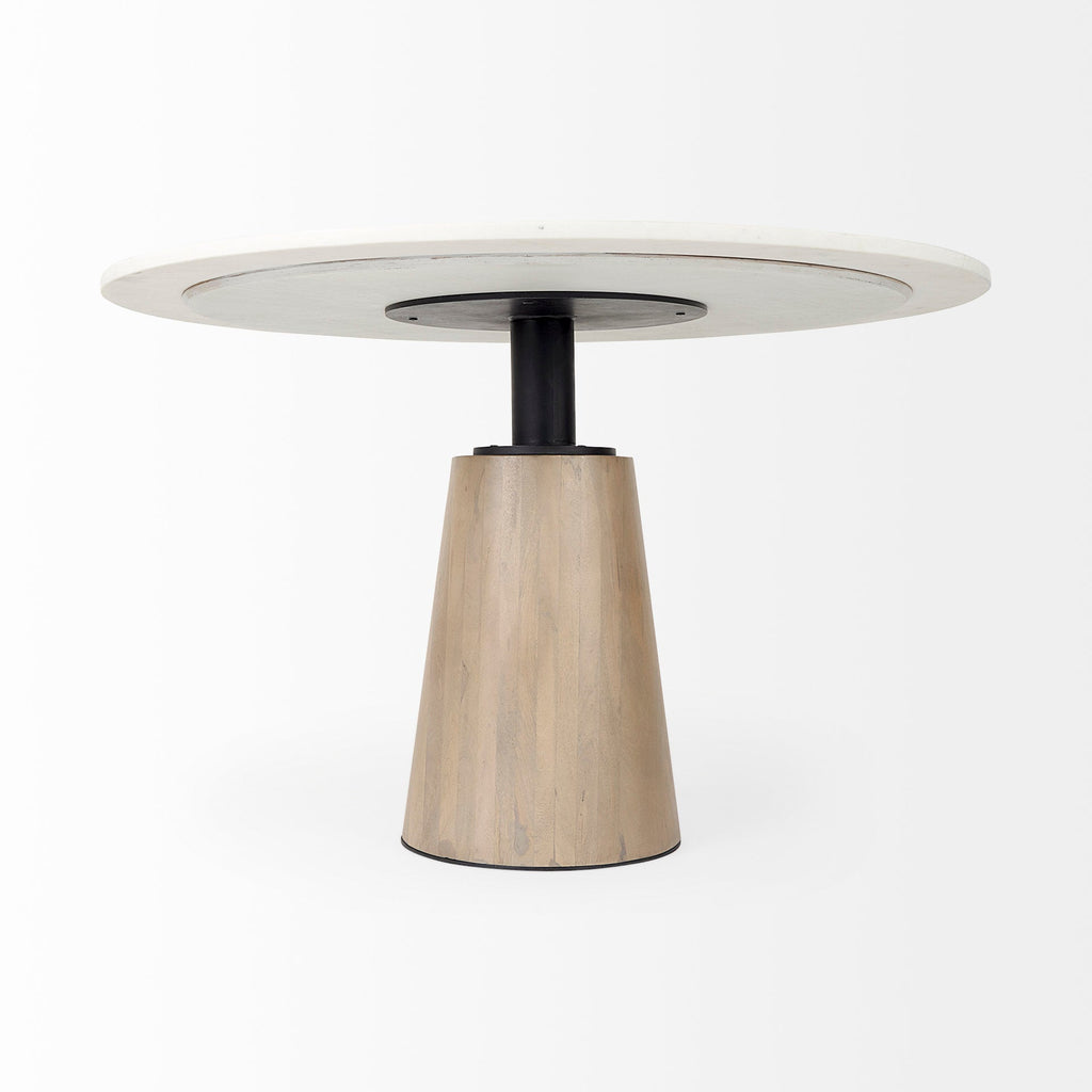 Maxwell 48" Round Marble Dining Table