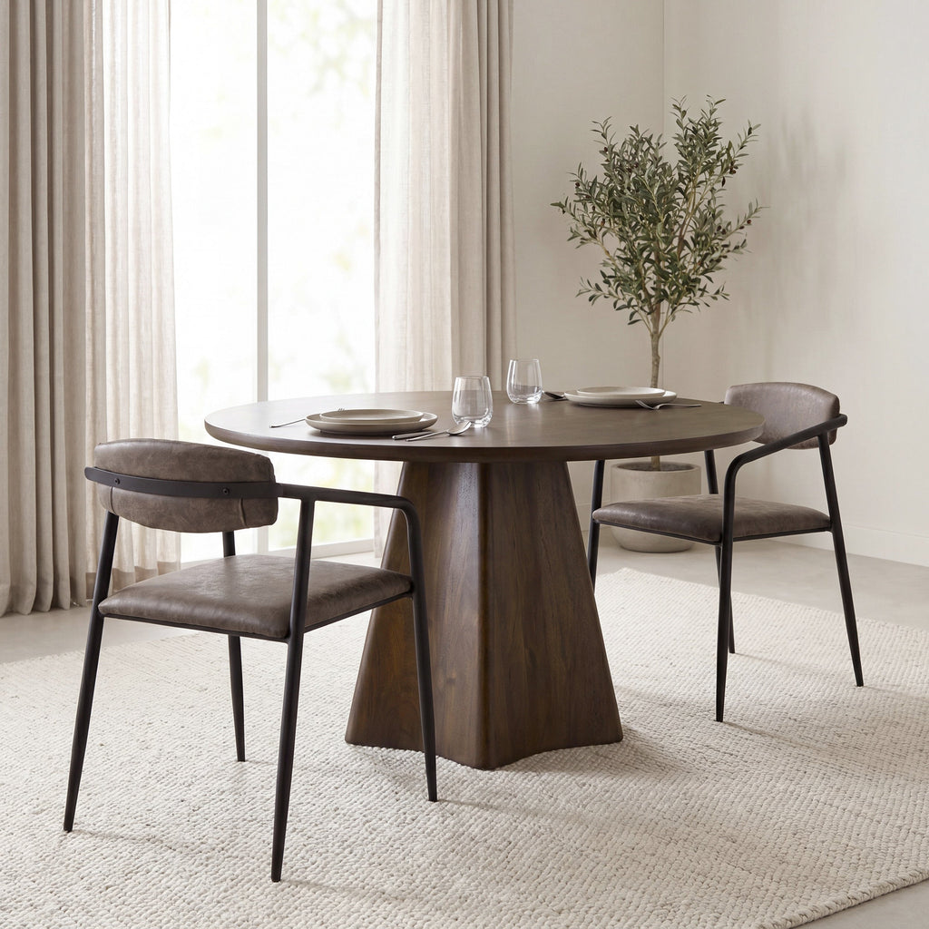 Langston Faux-Leather Dining Chair