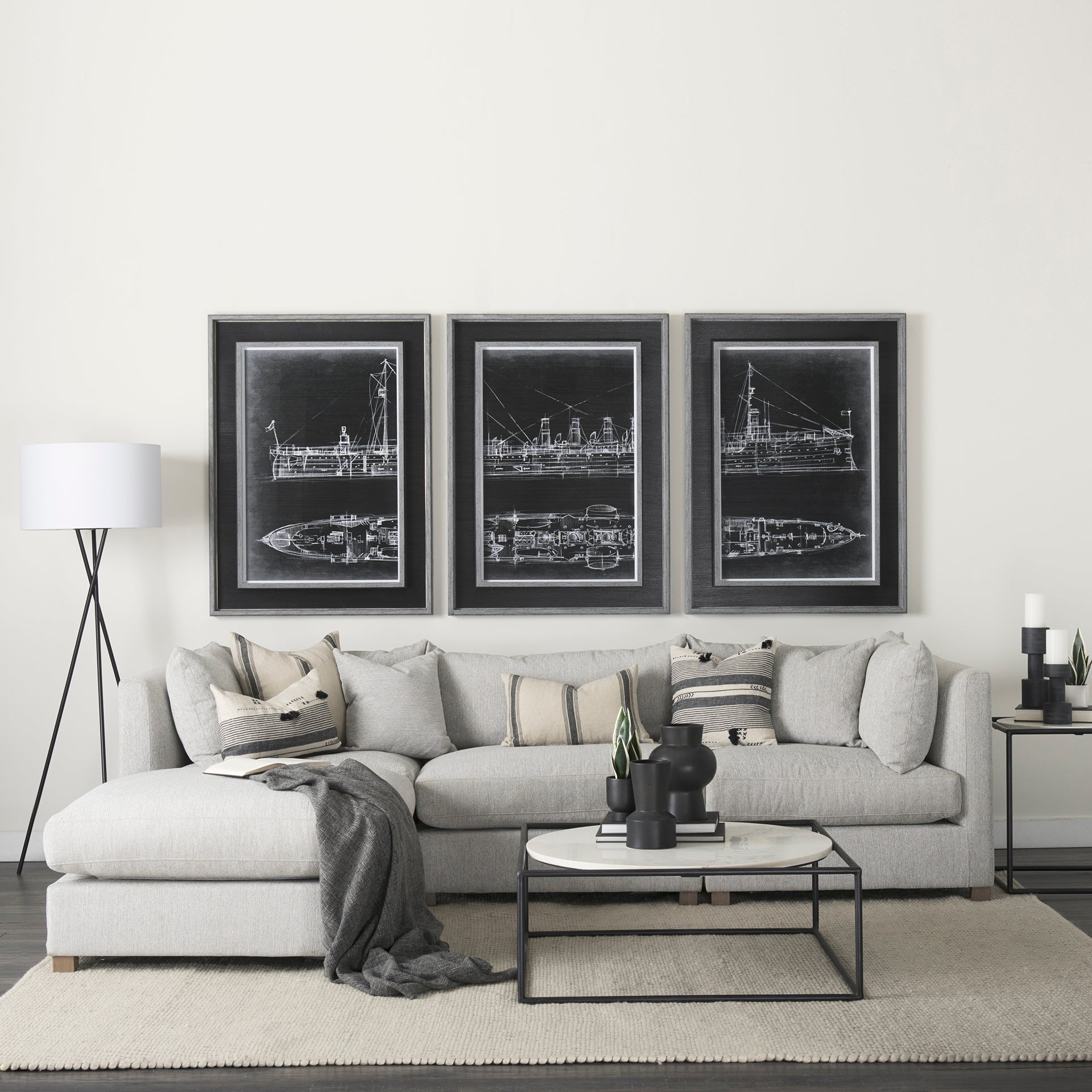 Valence 4 Piece (Incl. 1 Ottoman) Modular Sofa Set