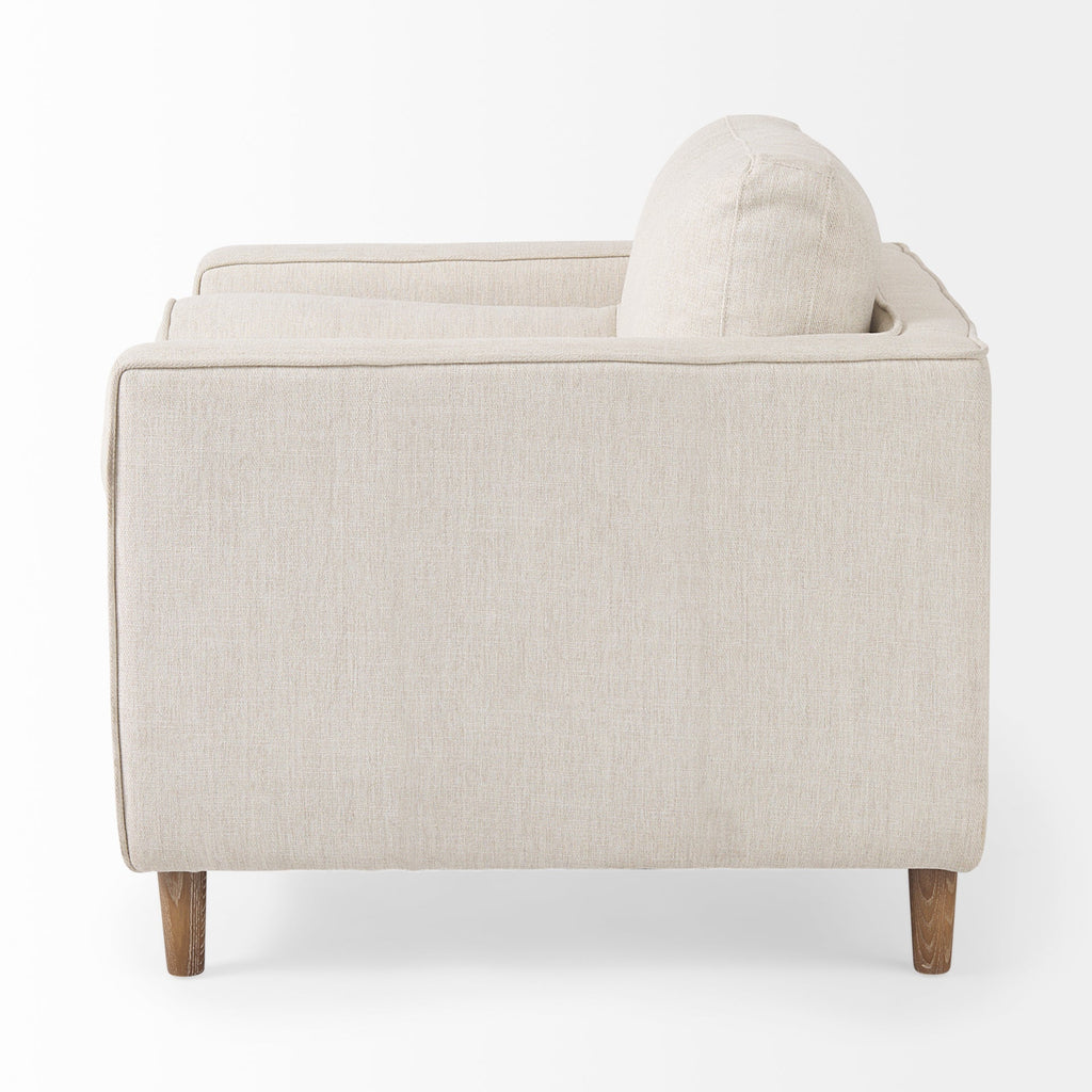 Loretta Fabric Chair with Two Bolster Cushions