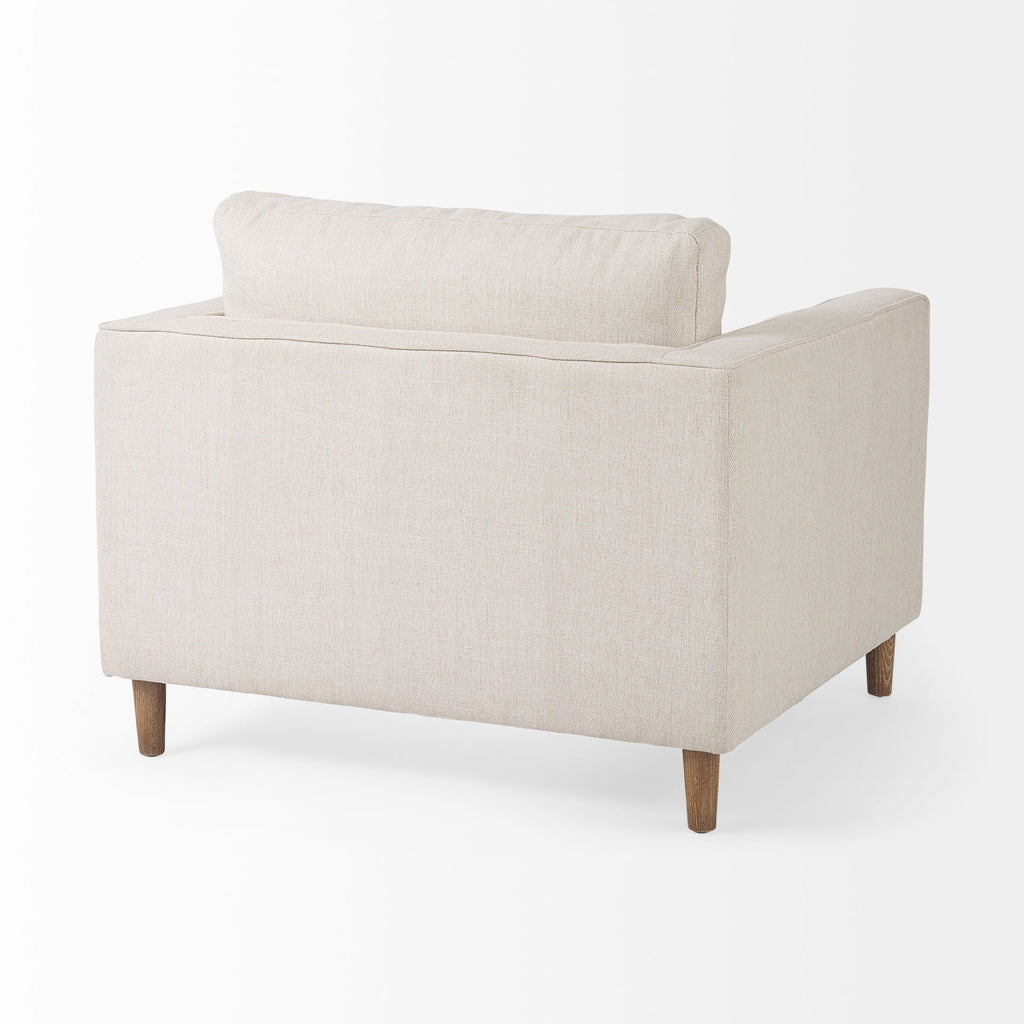 Loretta Fabric Chair with Two Bolster Cushions