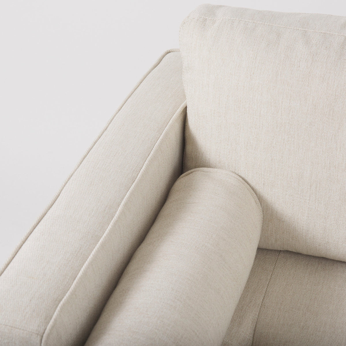 Loretta Fabric Chair with Two Bolster Cushions