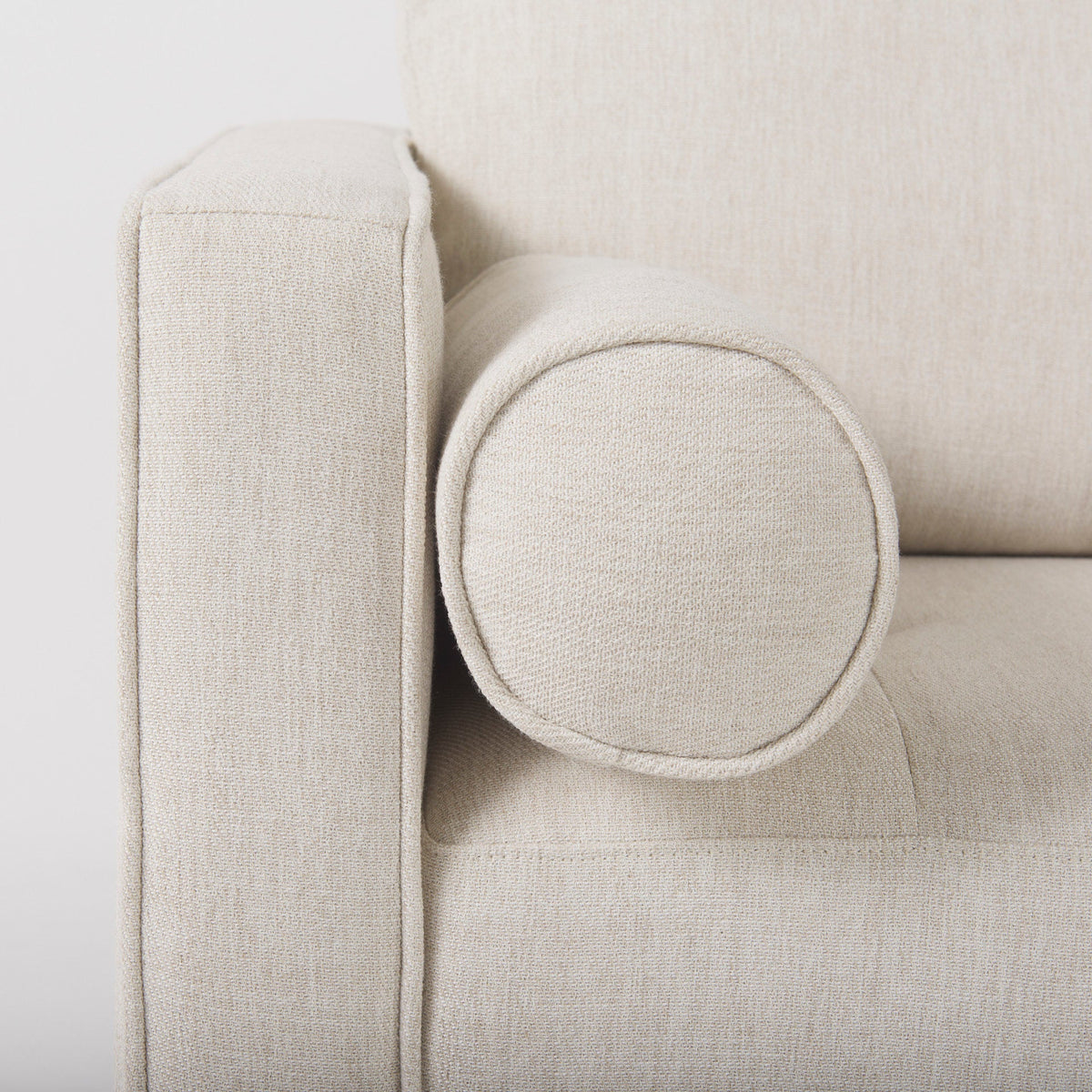Loretta Fabric Chair with Two Bolster Cushions