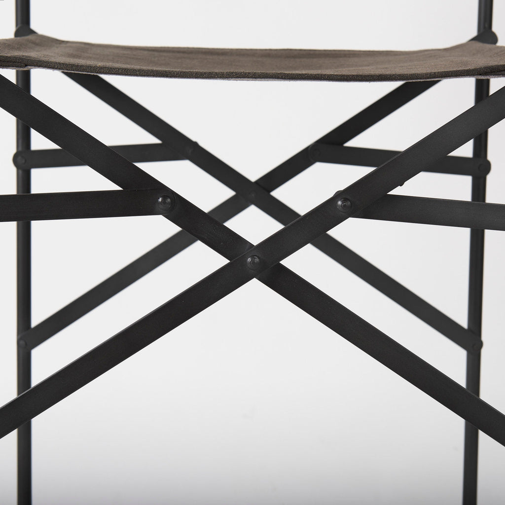 Direttore Upholstered Seat Counter Stool