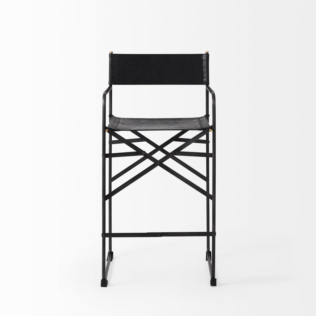 Direttore Upholstered Seat Counter Stool