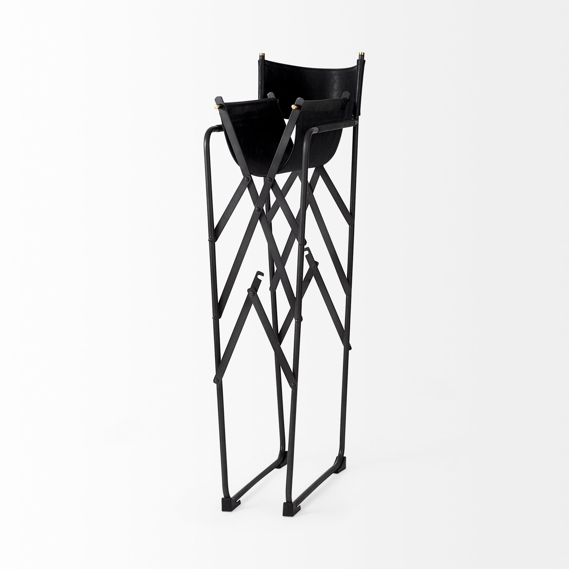 Direttore Leather Seat Bar Stool