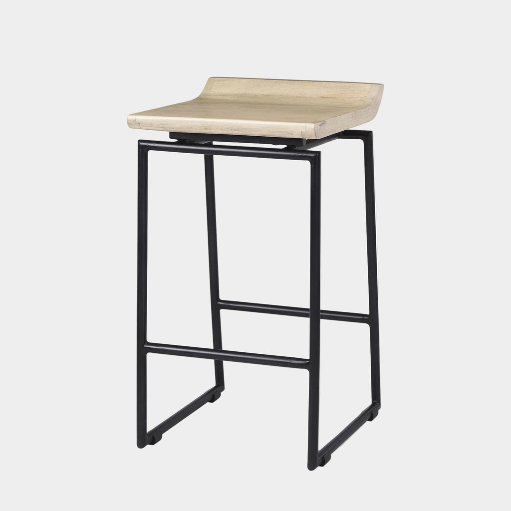 Givens Wood Seat Counter Stool