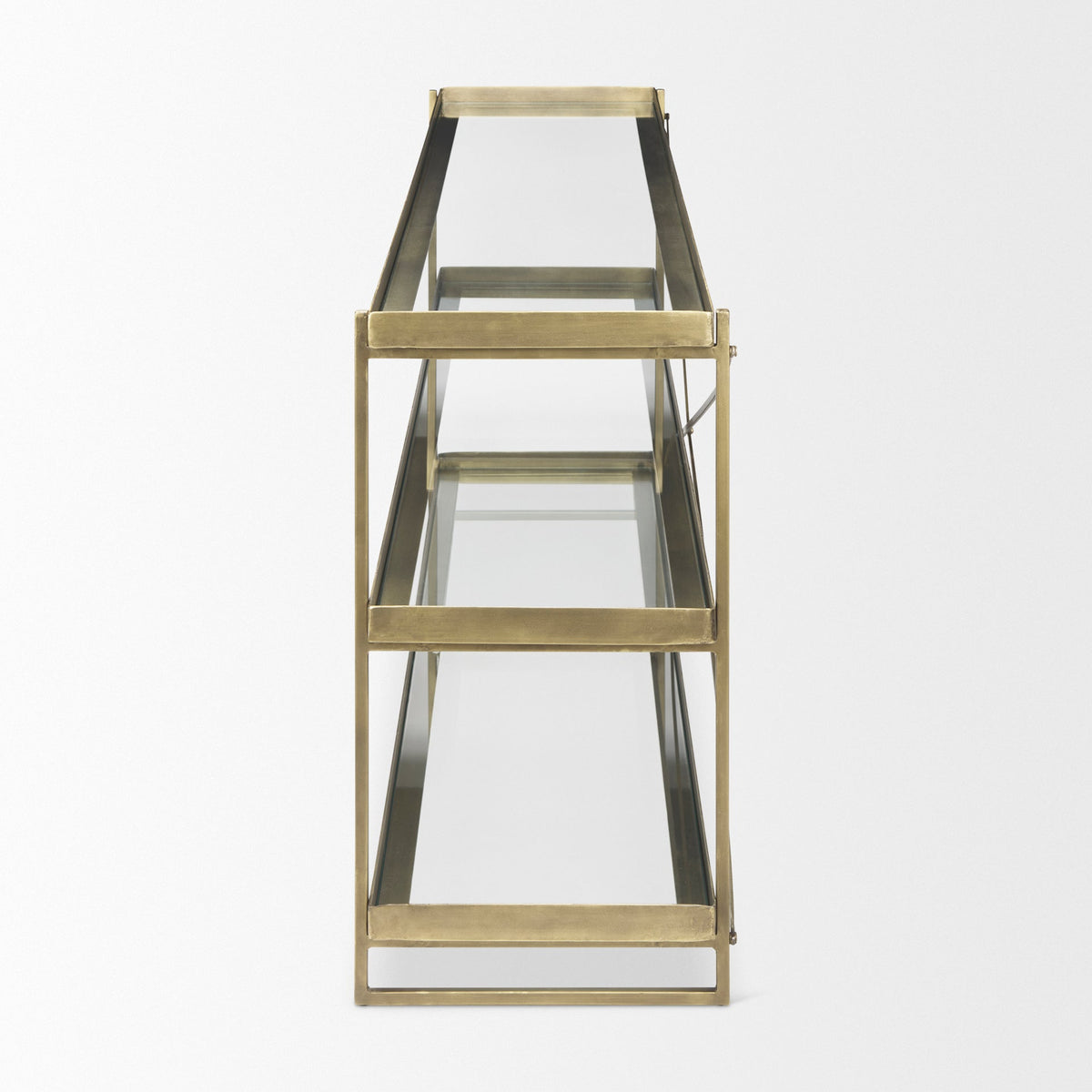 Trey Glass Console Table