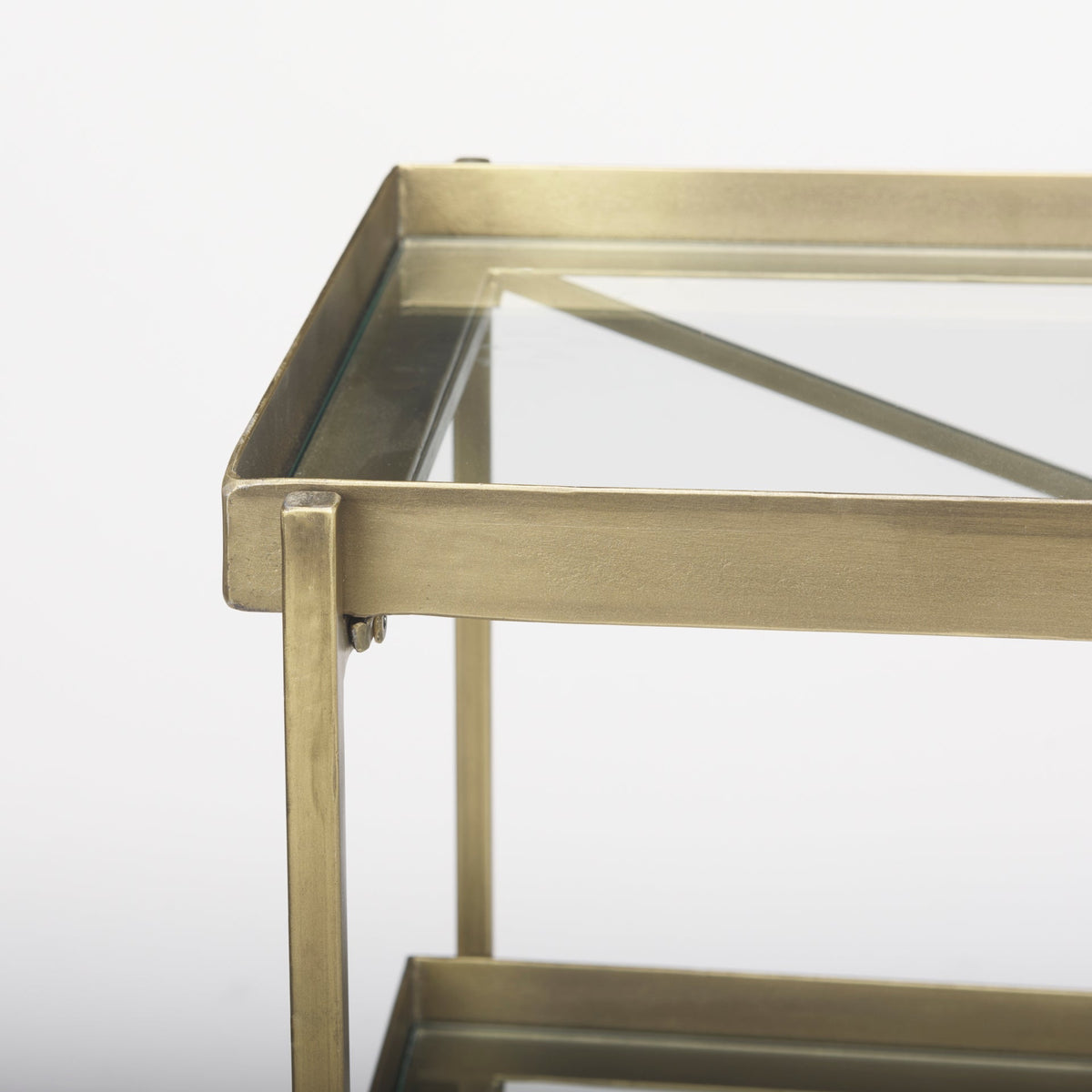 Trey Glass Console Table