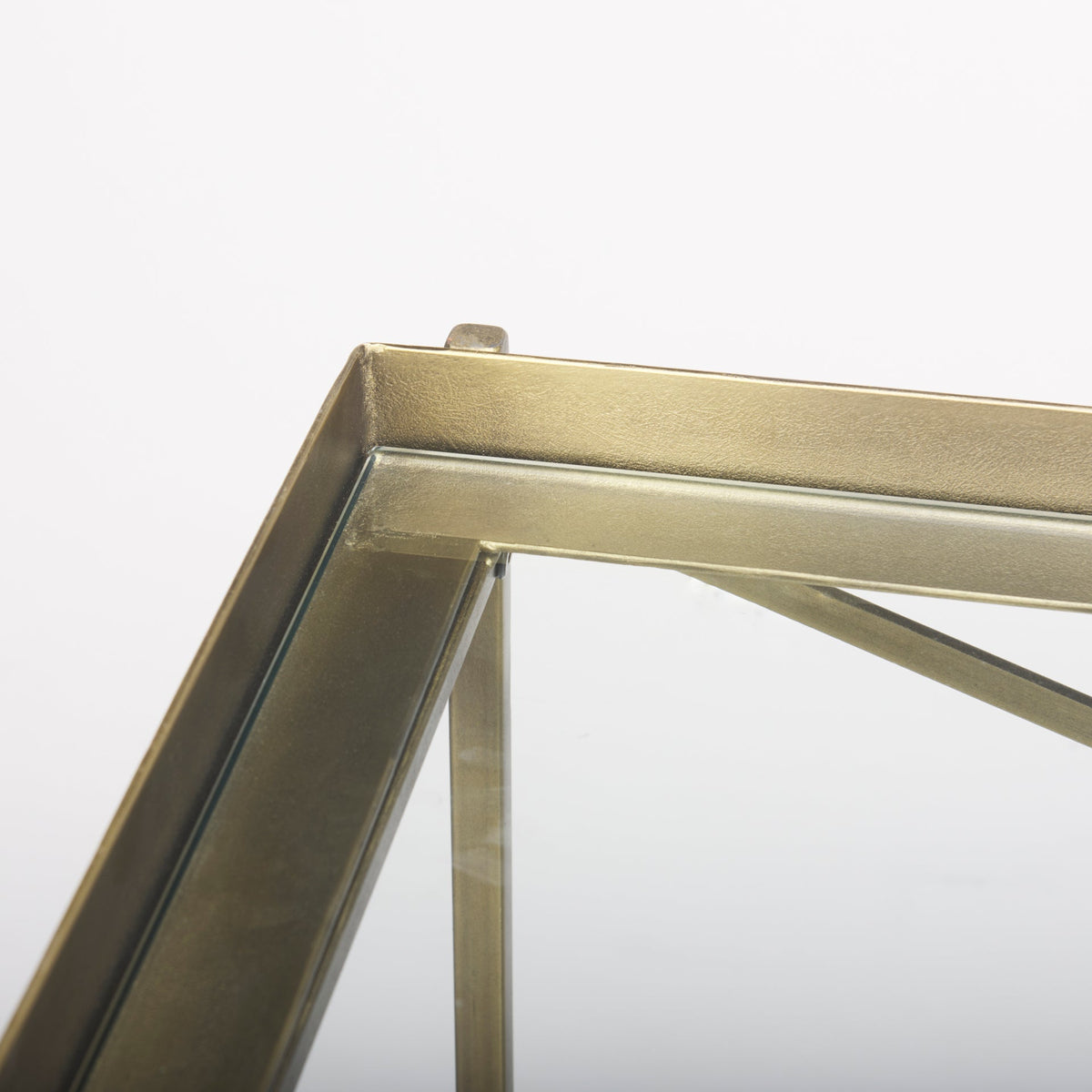 Trey Glass Console Table