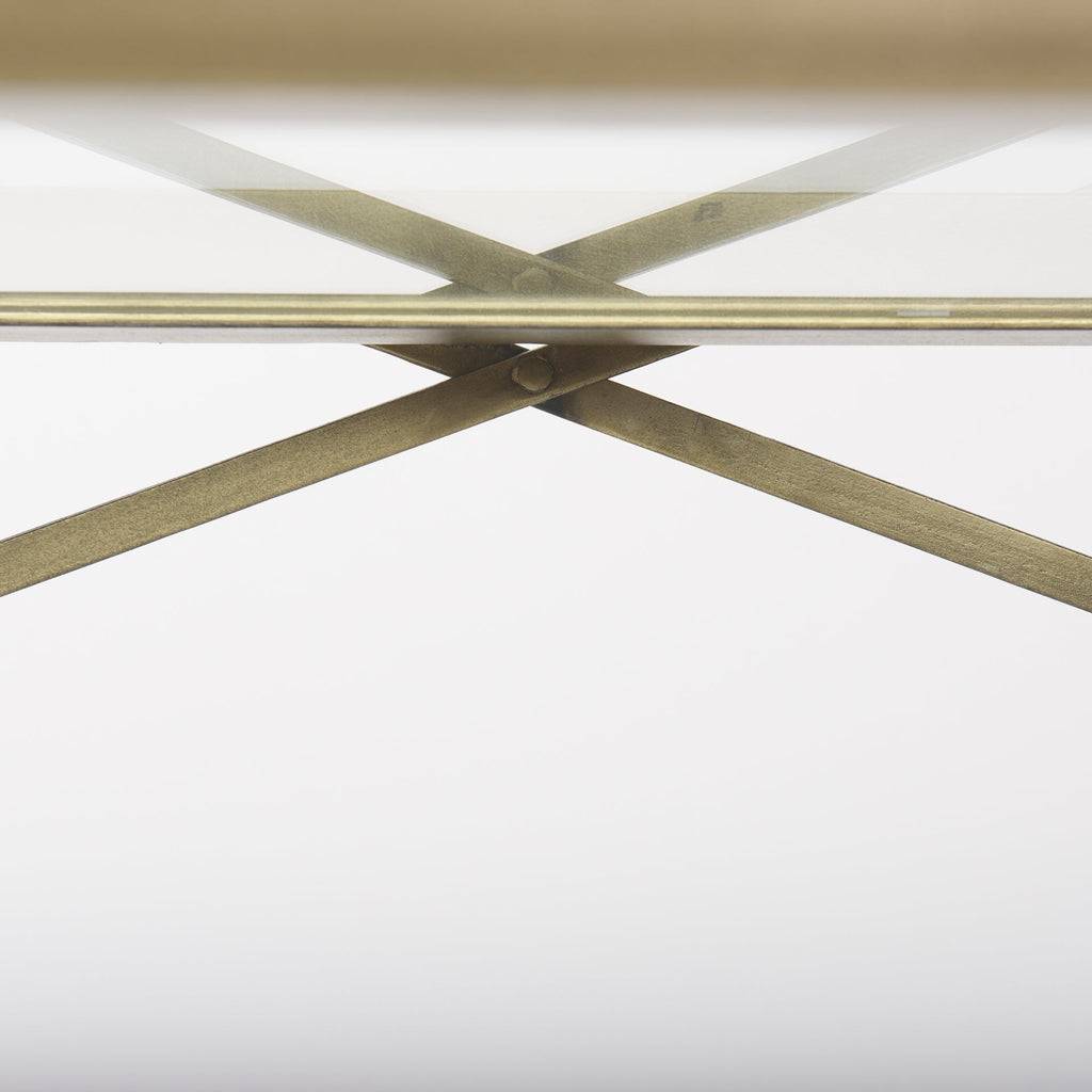 Trey Glass Console Table
