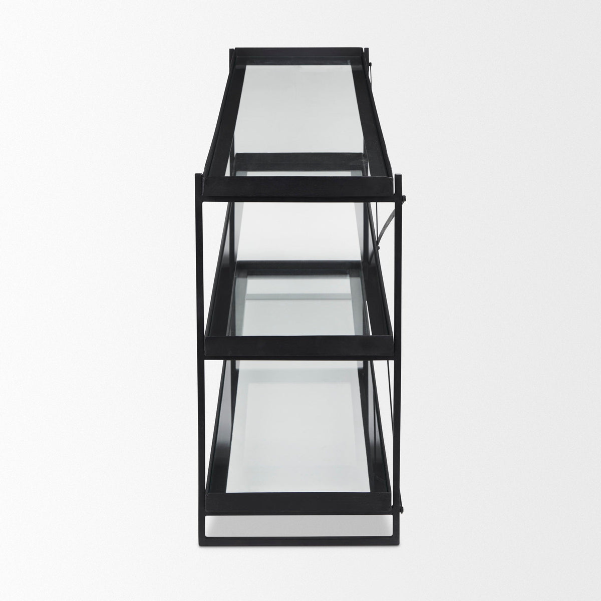 Trey Glass Console Table