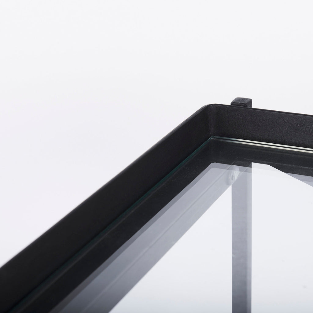 Trey Glass Console Table