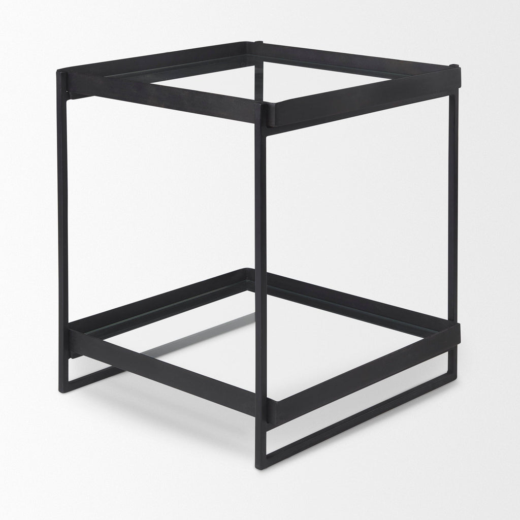 Trey Glass Accent Table