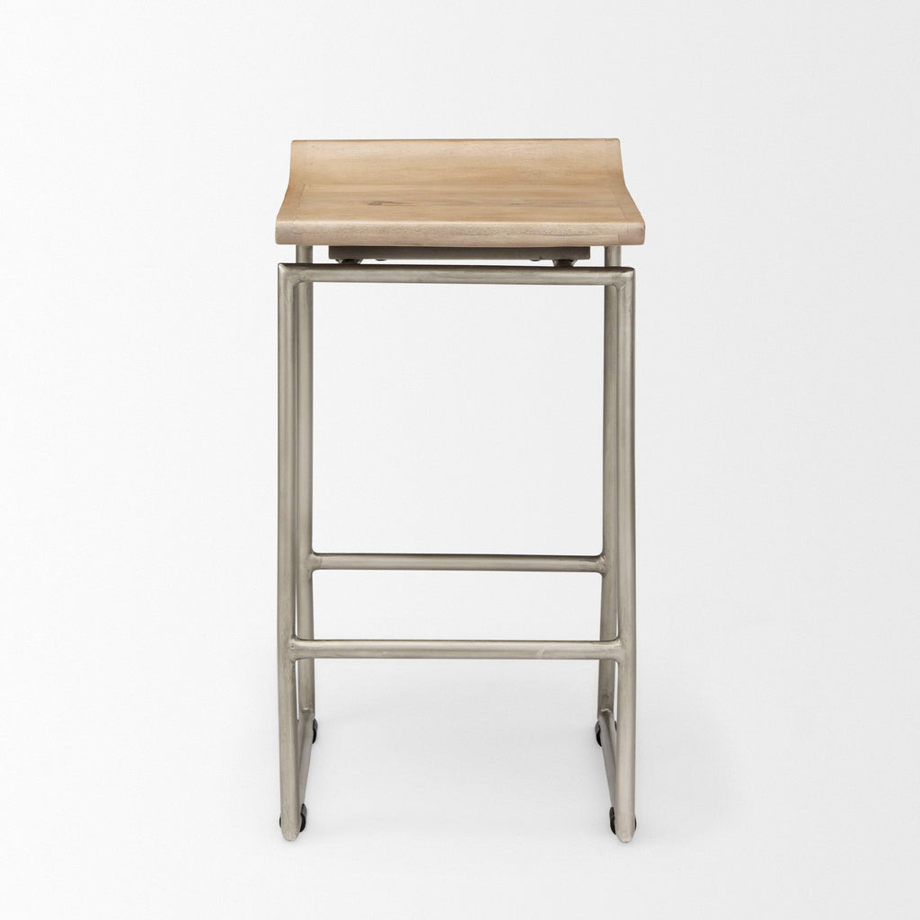 Givens Wood Seat Counter Stool