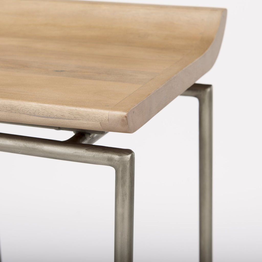 Givens Wood Seat Counter Stool