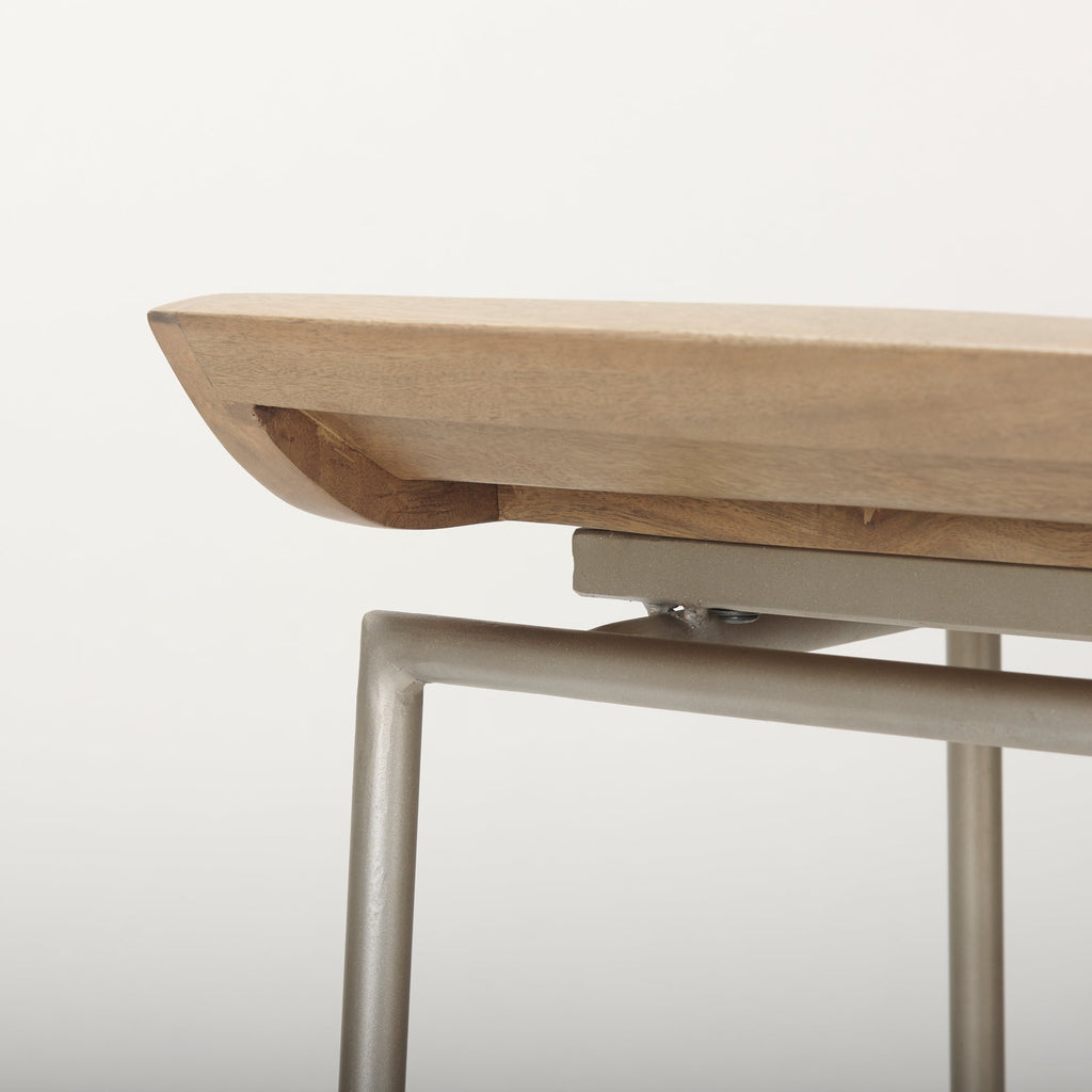Givens Wood Seat Bar Stool