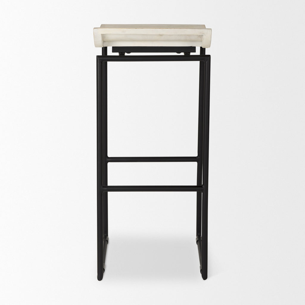 Givens Wood Seat Bar Stool