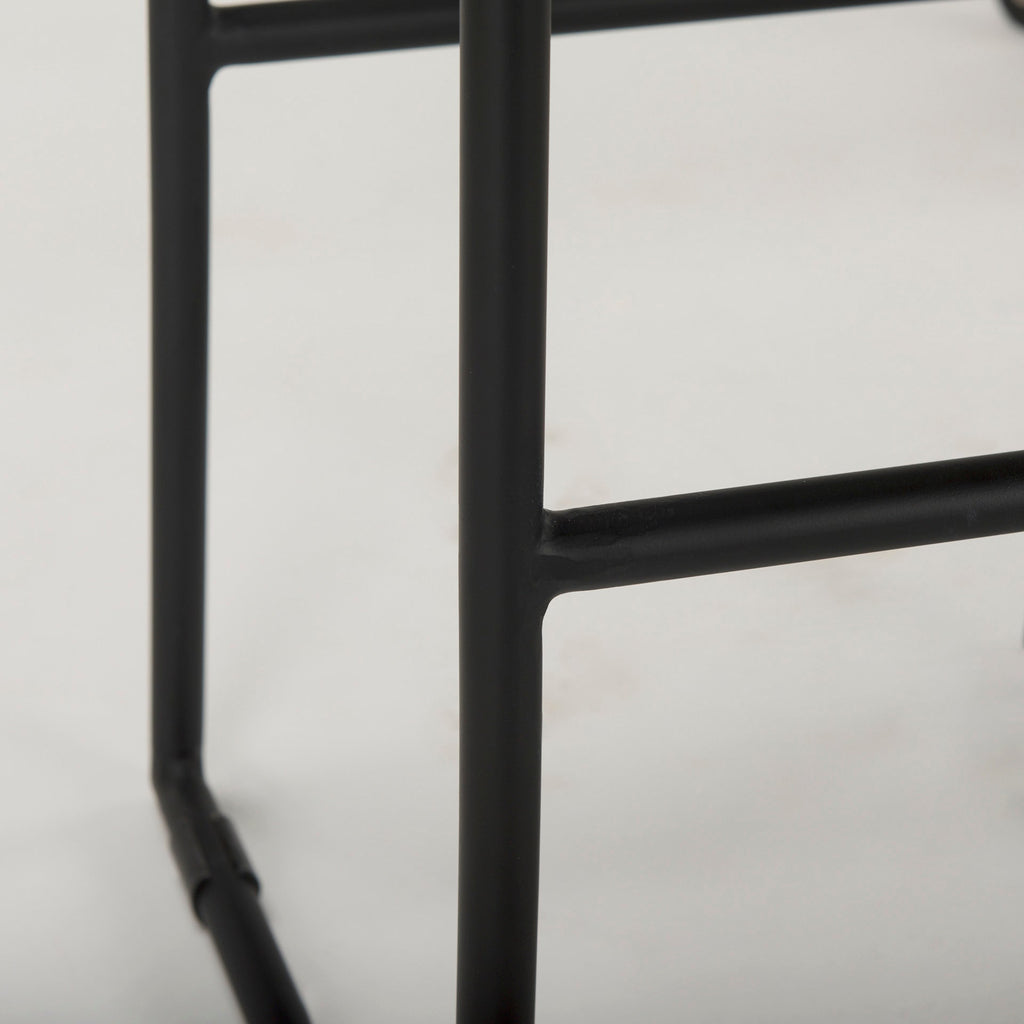 Givens Wood Seat Bar Stool