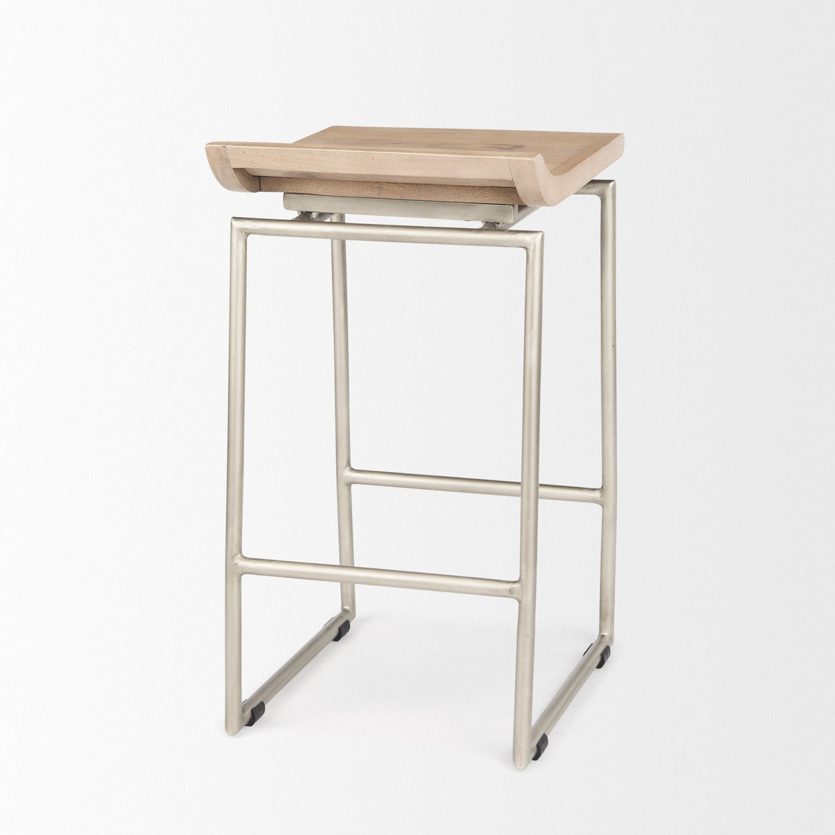 Givens Wood Seat Counter Stool