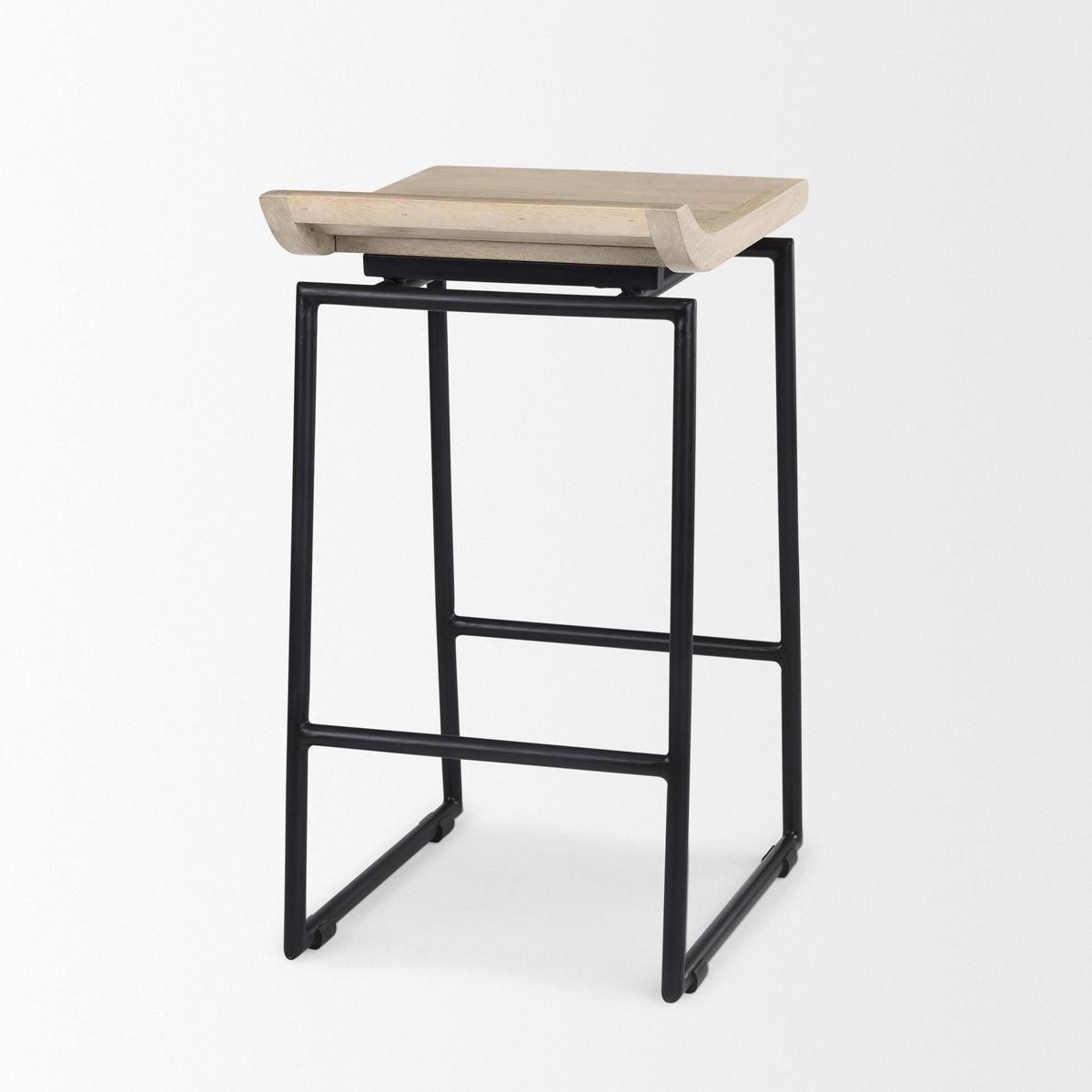 Givens Wood Seat Counter Stool