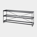 Trey Glass Console Table