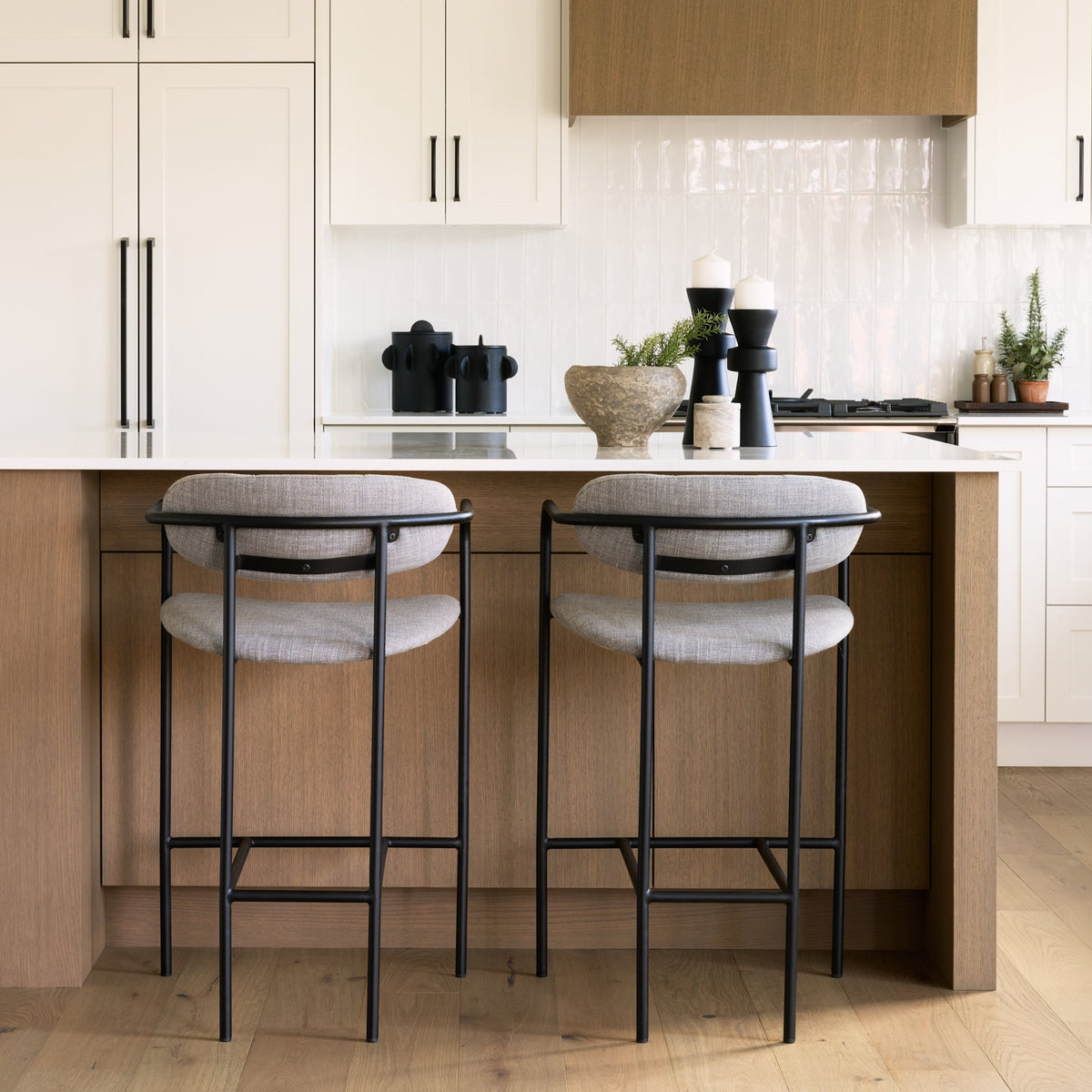 Parker Upholstered Counter Seat Stool