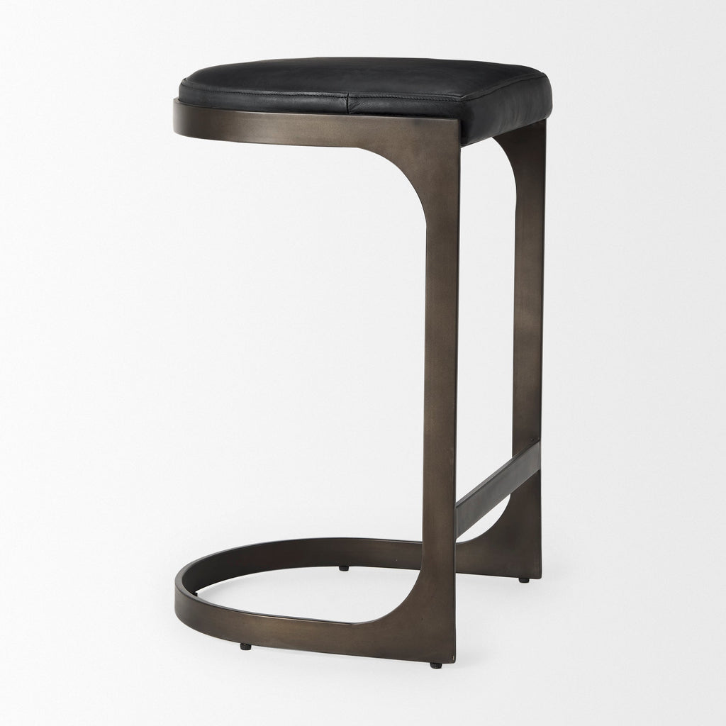 Tyson Suede Seat Counter Stool