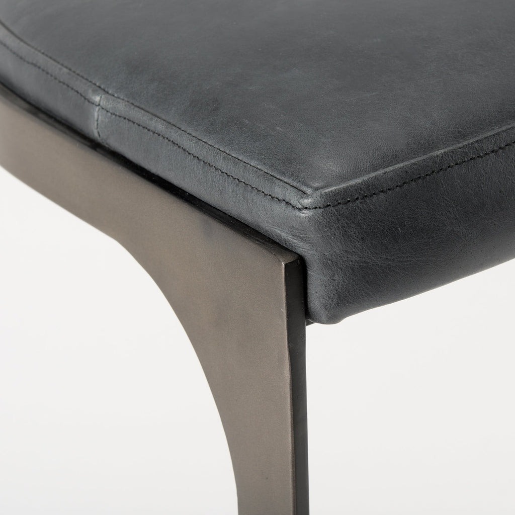 Tyson Suede Seat Counter Stool