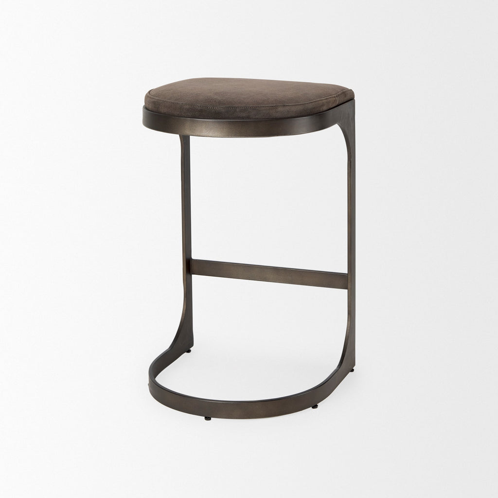 Tyson Suede Seat Counter Stool