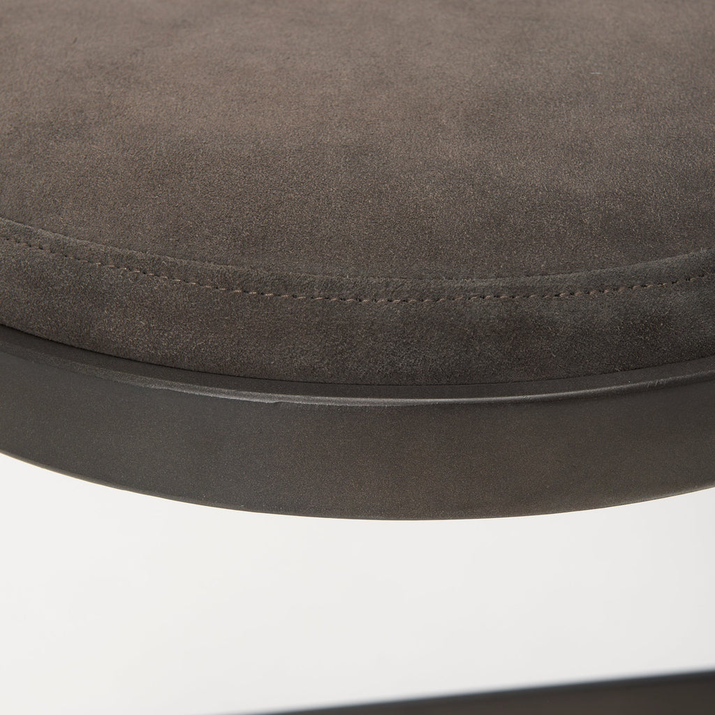 Tyson Suede Seat Counter Stool