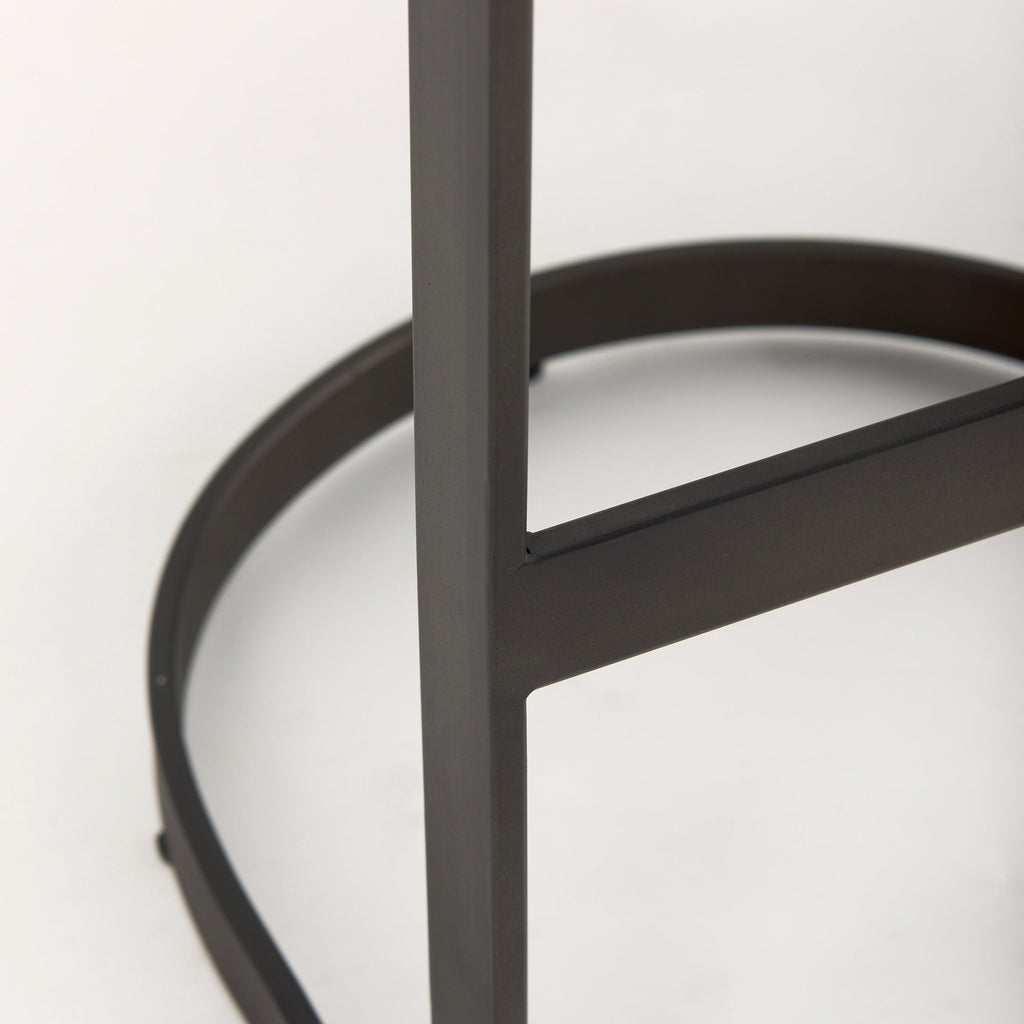 Tyson Suede Seat Bar Stool