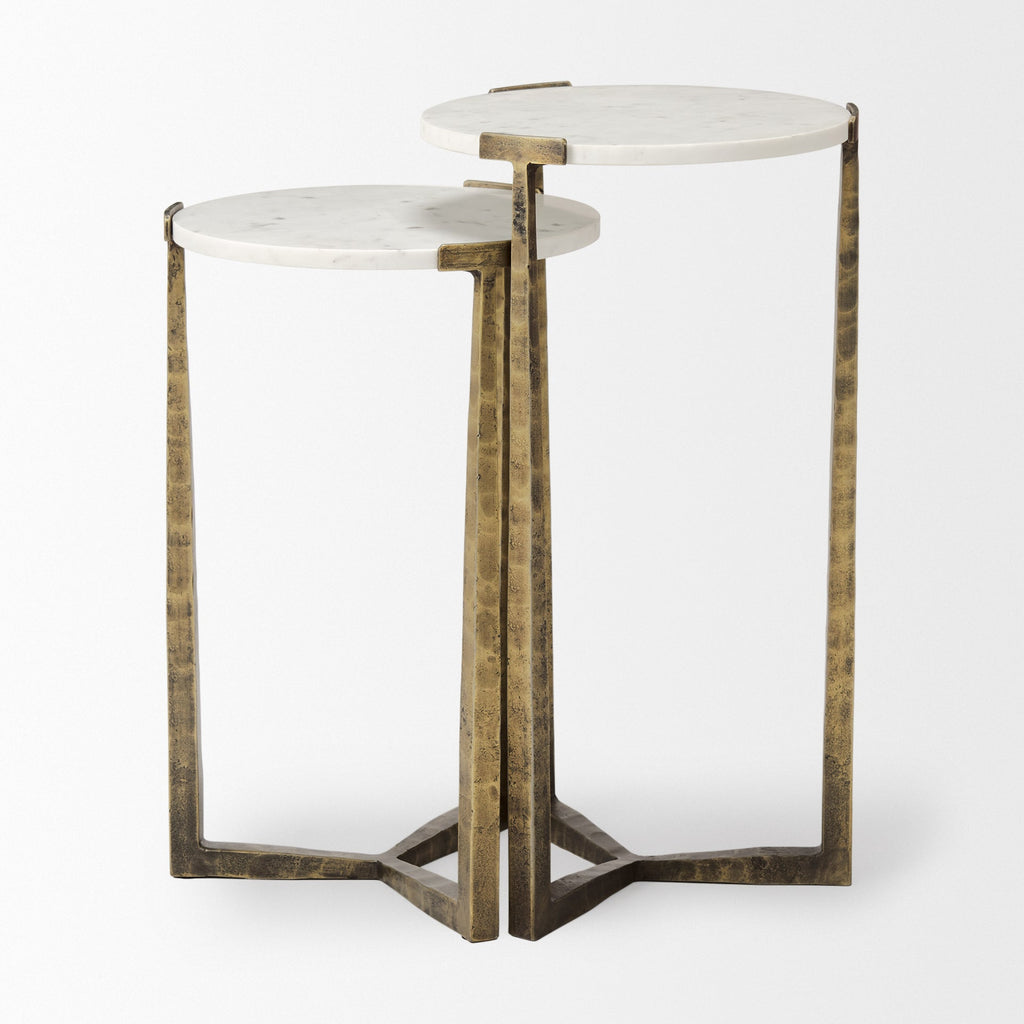 Atticus Marble Accent Table Set of 2