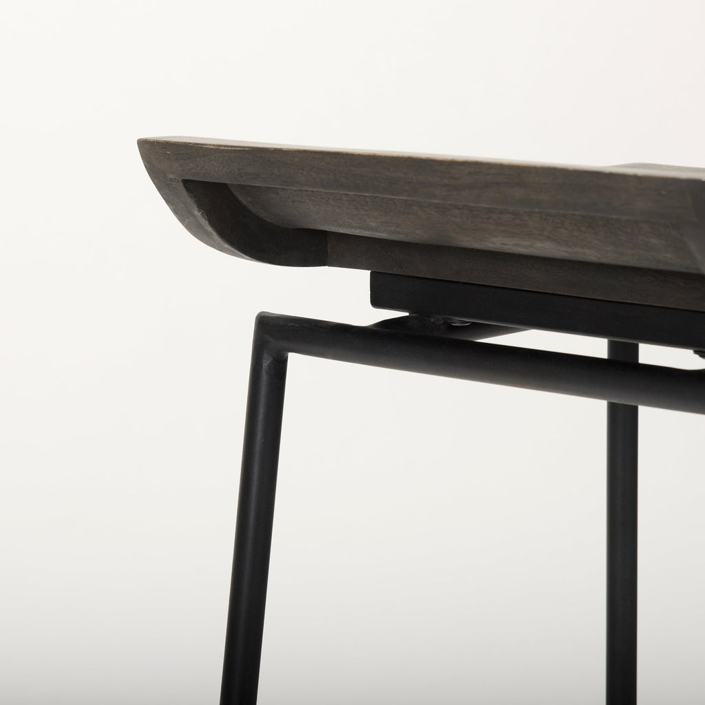Givens Wood Seat Counter Stool