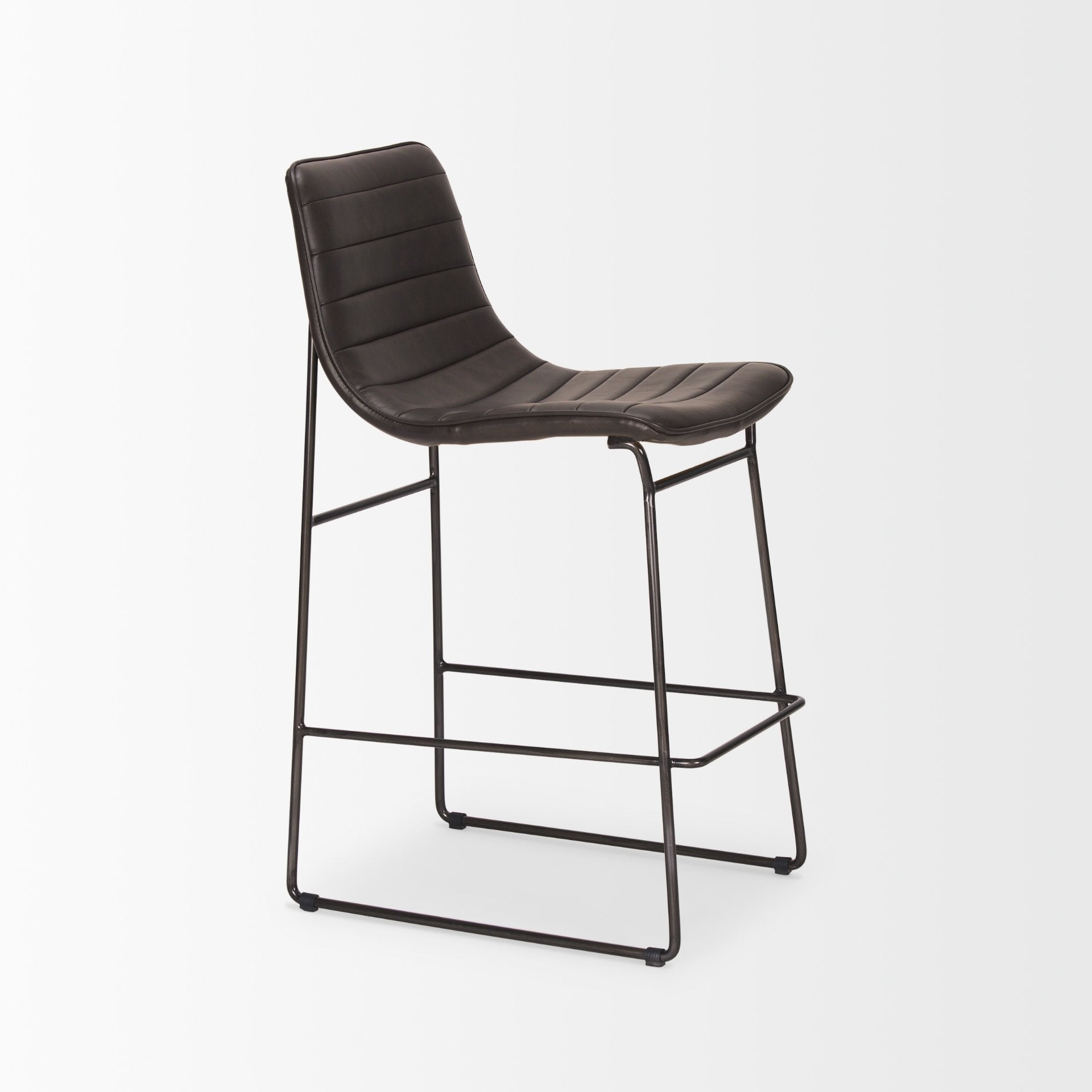 Meritt Leather Seat Bar Stool