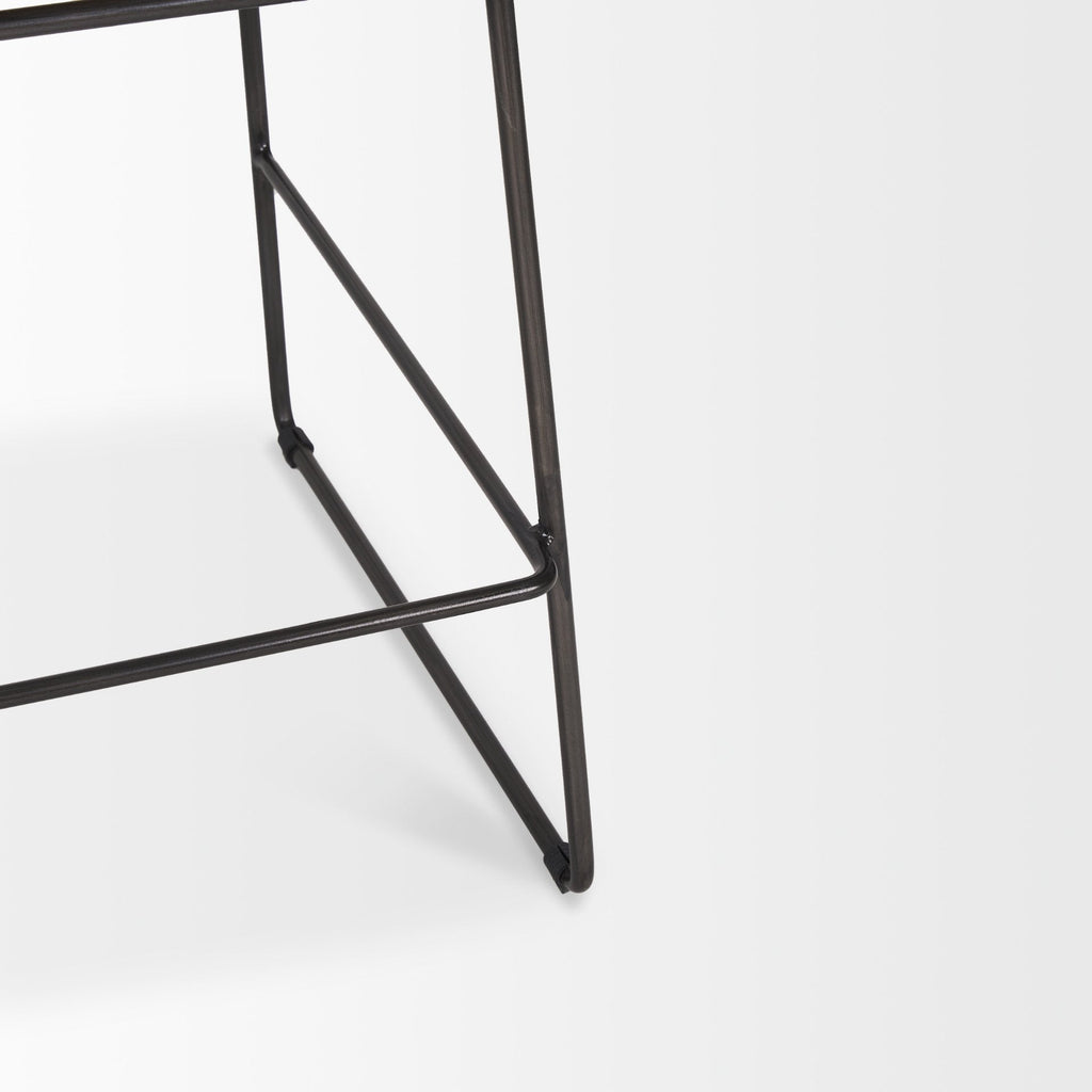 Meritt Leather Seat Bar Stool